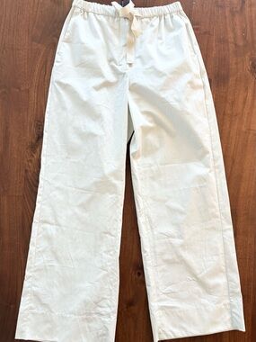MaxMara Women’s White Drawstring Casual Pants